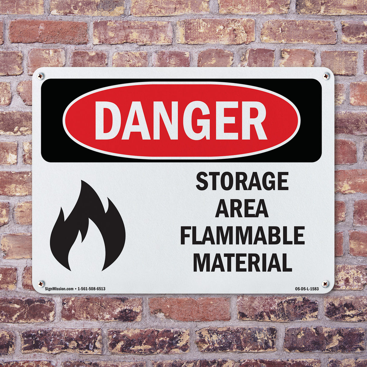 Storage Area Flammable Material