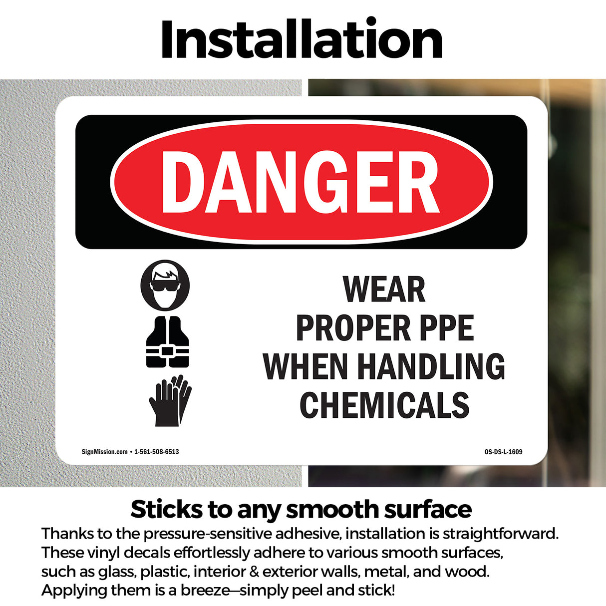 Wear Proper PPE When Handling Chemicals