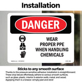 Wear Proper PPE When Handling Chemicals