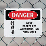Wear Proper PPE When Handling Chemicals