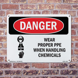 Wear Proper PPE When Handling Chemicals