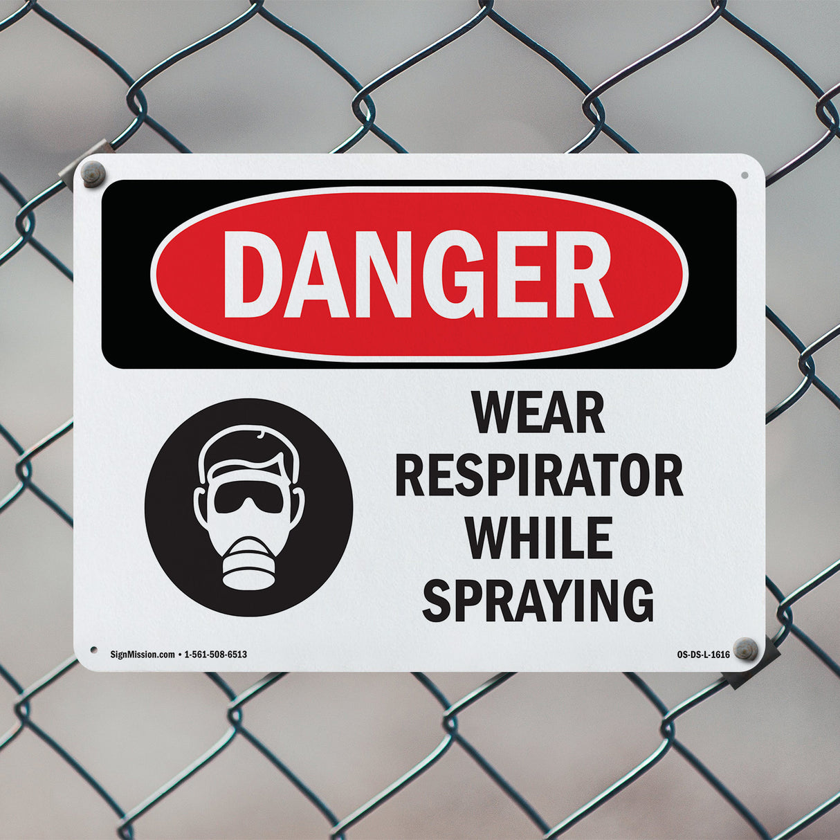 Wear Respirator While Spraying