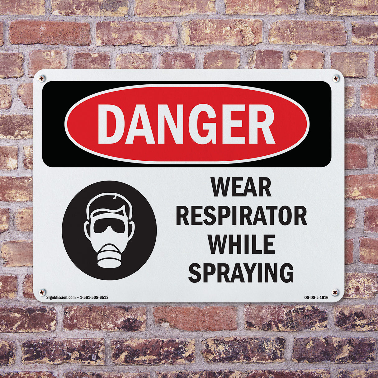 Wear Respirator While Spraying