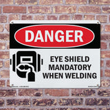 Welding Eye Shield Mandatory When Welding