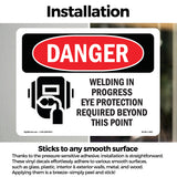 Welding In Progress Eye Protection Required