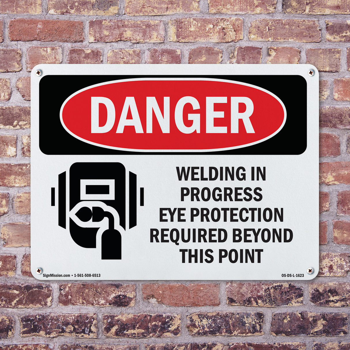 Welding In Progress Eye Protection Required