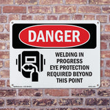 Welding In Progress Eye Protection Required