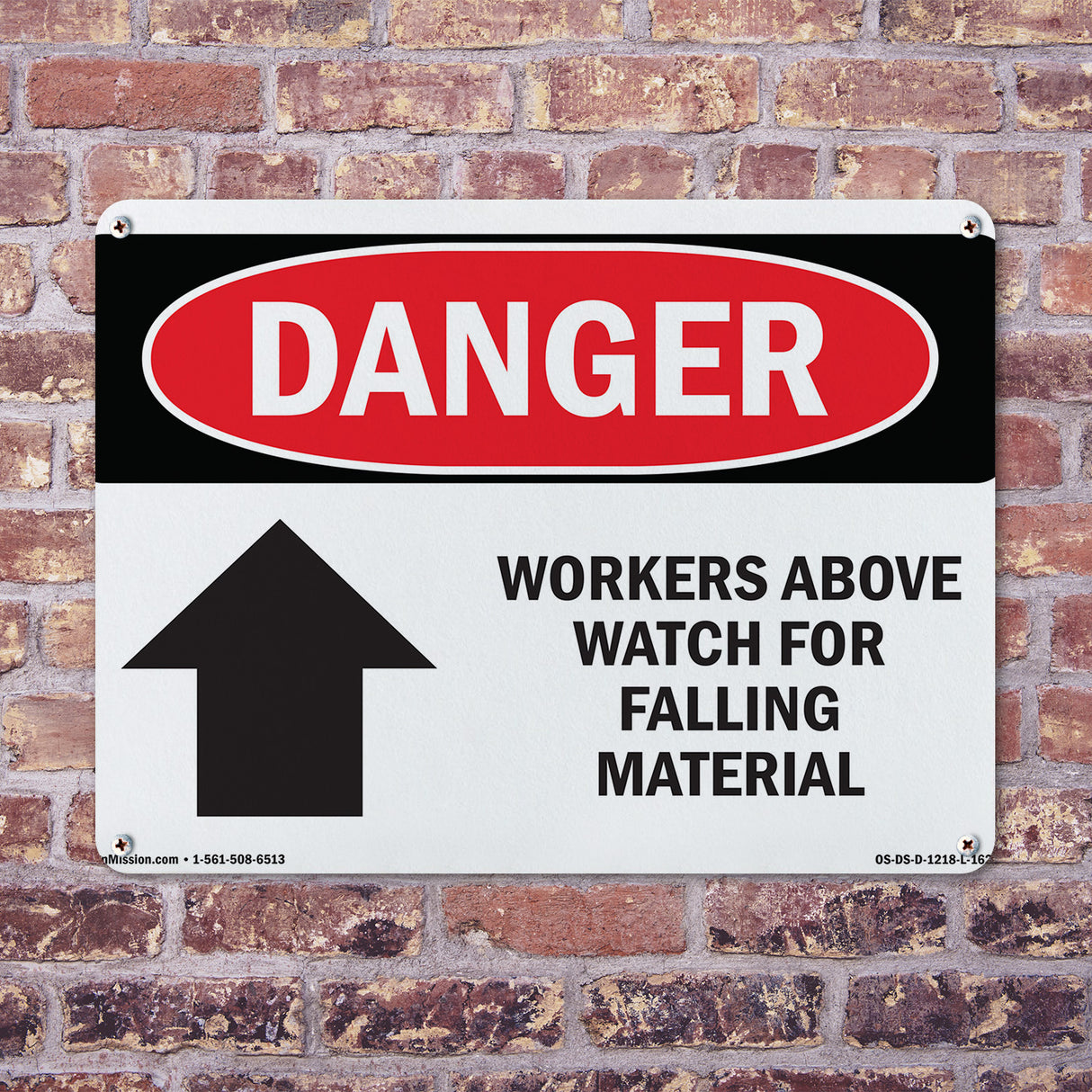 Workers Above Watch For Falling Material