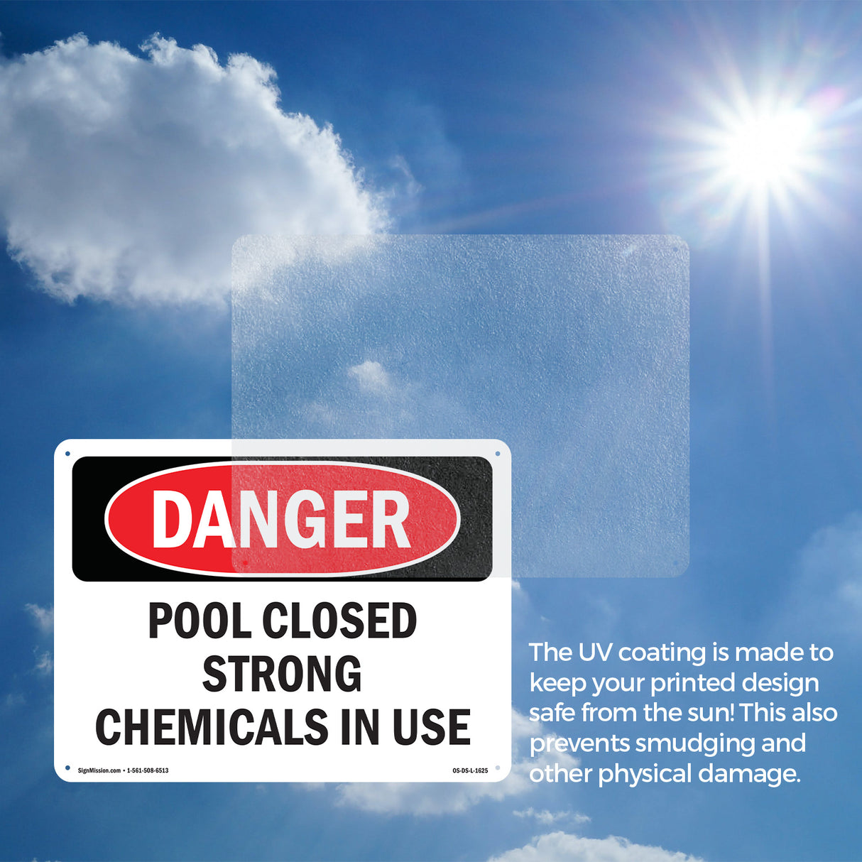 Pool Closed Strong Chemicals In Use