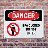 Spa Closed Do Not Enter