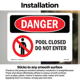Pool Closed Do Not Enter
