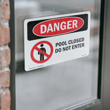 Pool Closed Do Not Enter
