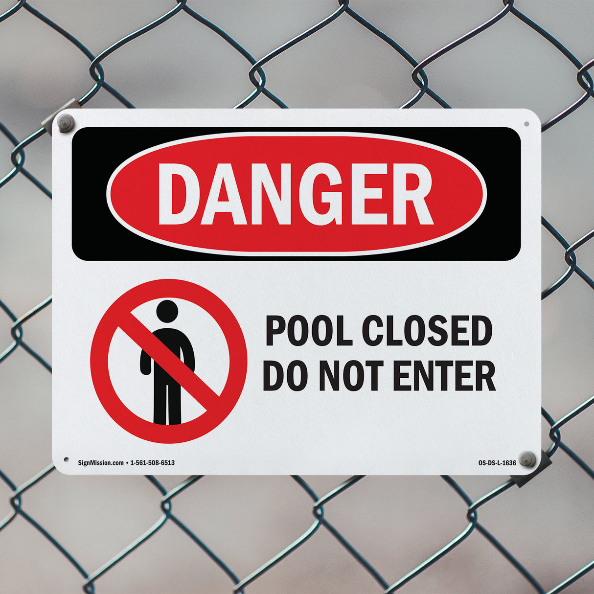 Pool Closed Do Not Enter