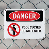 Pool Closed Do Not Enter