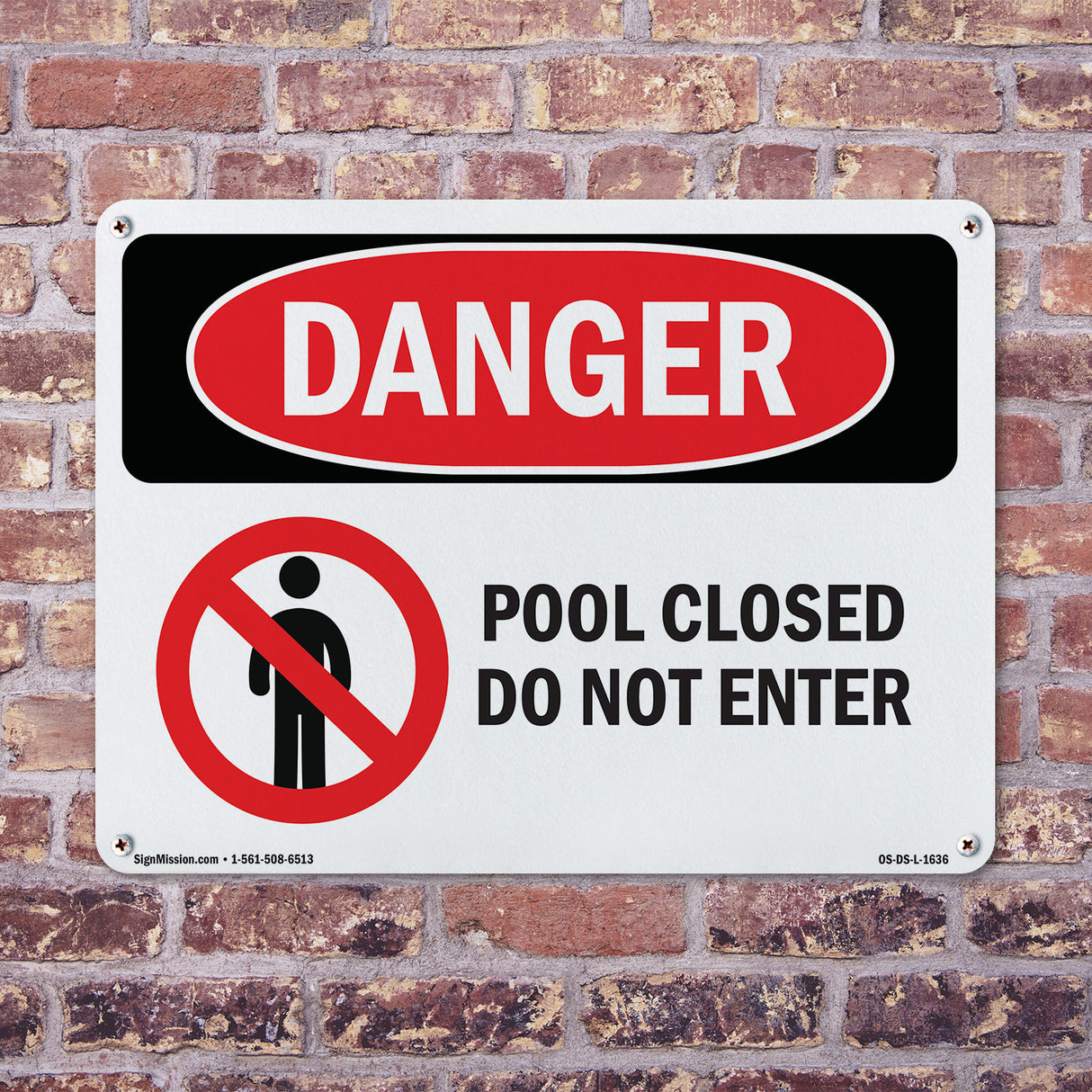Pool Closed Do Not Enter