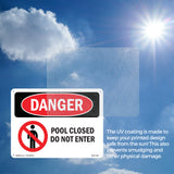 Pool Closed Do Not Enter