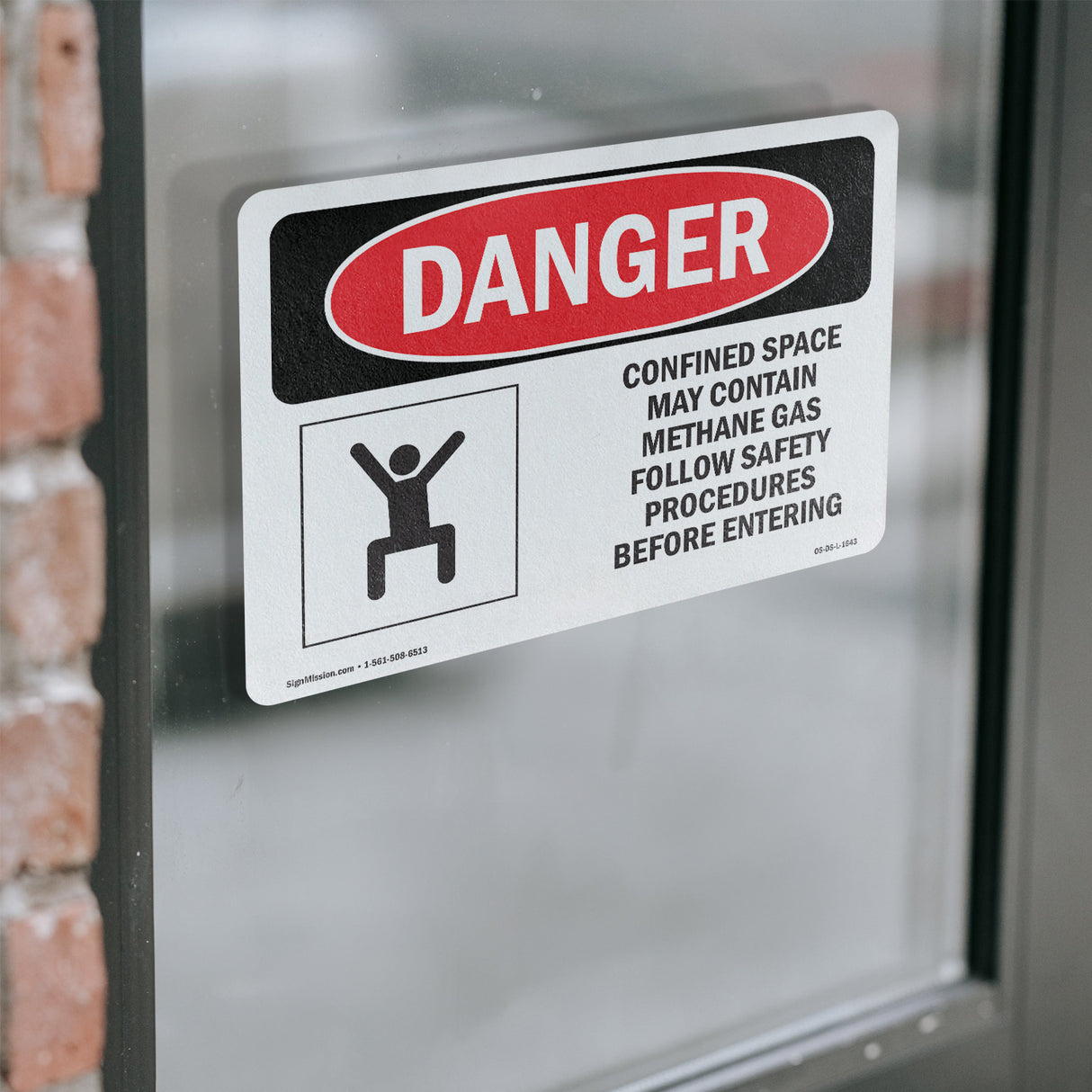 Confined Space May Contain Methane Gas