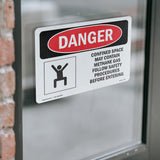 Confined Space May Contain Methane Gas