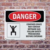 Confined Space May Contain Methane Gas