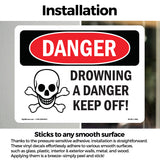 Drowning Danger Keep Off