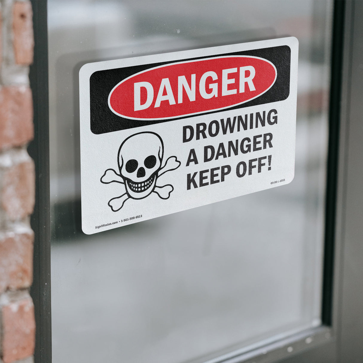 Drowning Danger Keep Off