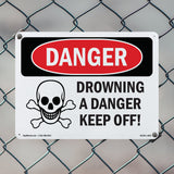 Drowning Danger Keep Off