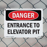 Entrance To Elevator Pit