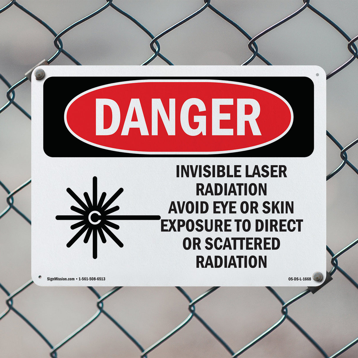 Invisible Laser Radiation Avoid Eye Exposure