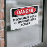 Mechanical Room No Unauthorized Access