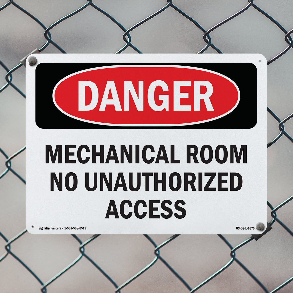 Mechanical Room No Unauthorized Access