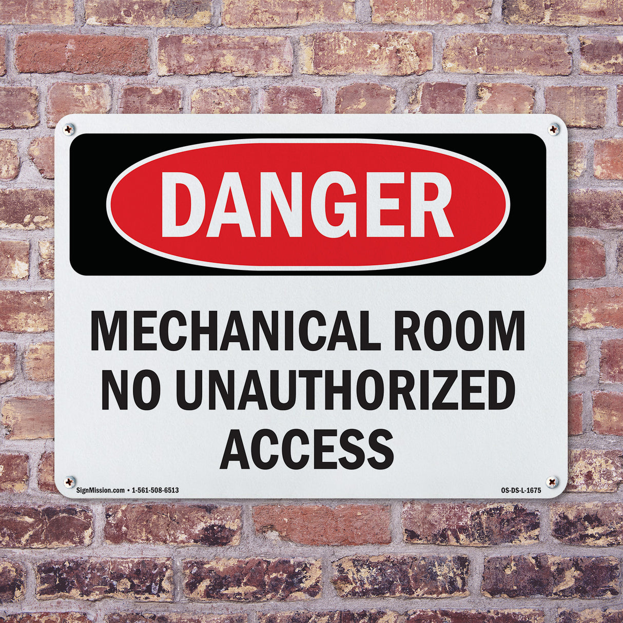 Mechanical Room No Unauthorized Access