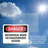 Mechanical Room No Unauthorized Access