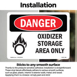Oxidizer Storage Area Only