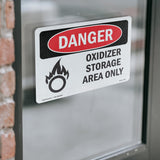 Oxidizer Storage Area Only