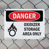 Oxidizer Storage Area Only