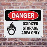 Oxidizer Storage Area Only