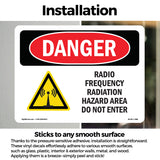 Radio Frequency Radiation Hazard Area