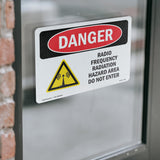 Radio Frequency Radiation Hazard Area