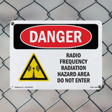 Radio Frequency Radiation Hazard Area