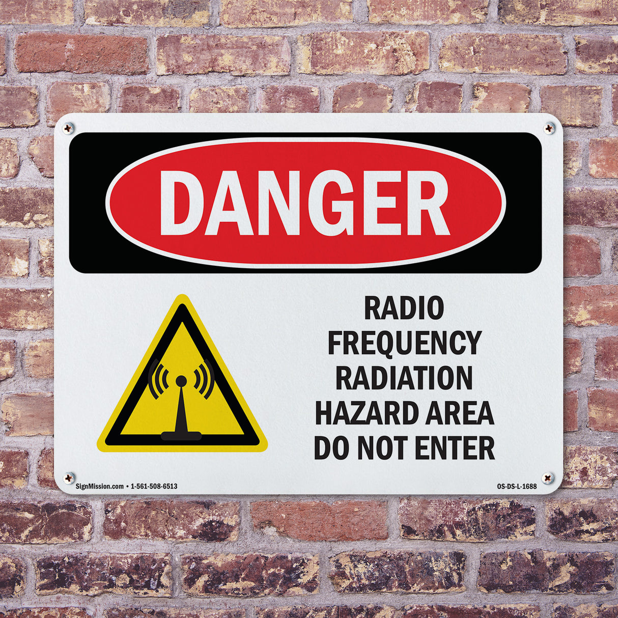 Radio Frequency Radiation Hazard Area