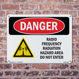 Radio Frequency Radiation Hazard Area