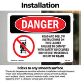 Read And Follow Instructions On This Ladder