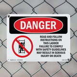 Read And Follow Instructions On This Ladder