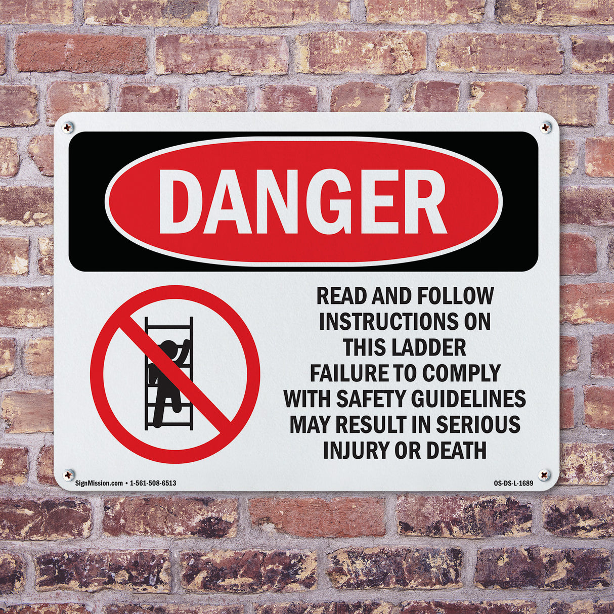 Read And Follow Instructions On This Ladder