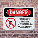 Read And Follow Instructions On This Ladder