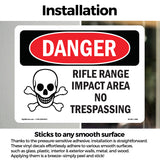 Rifle Range Impact Area No Trespassing