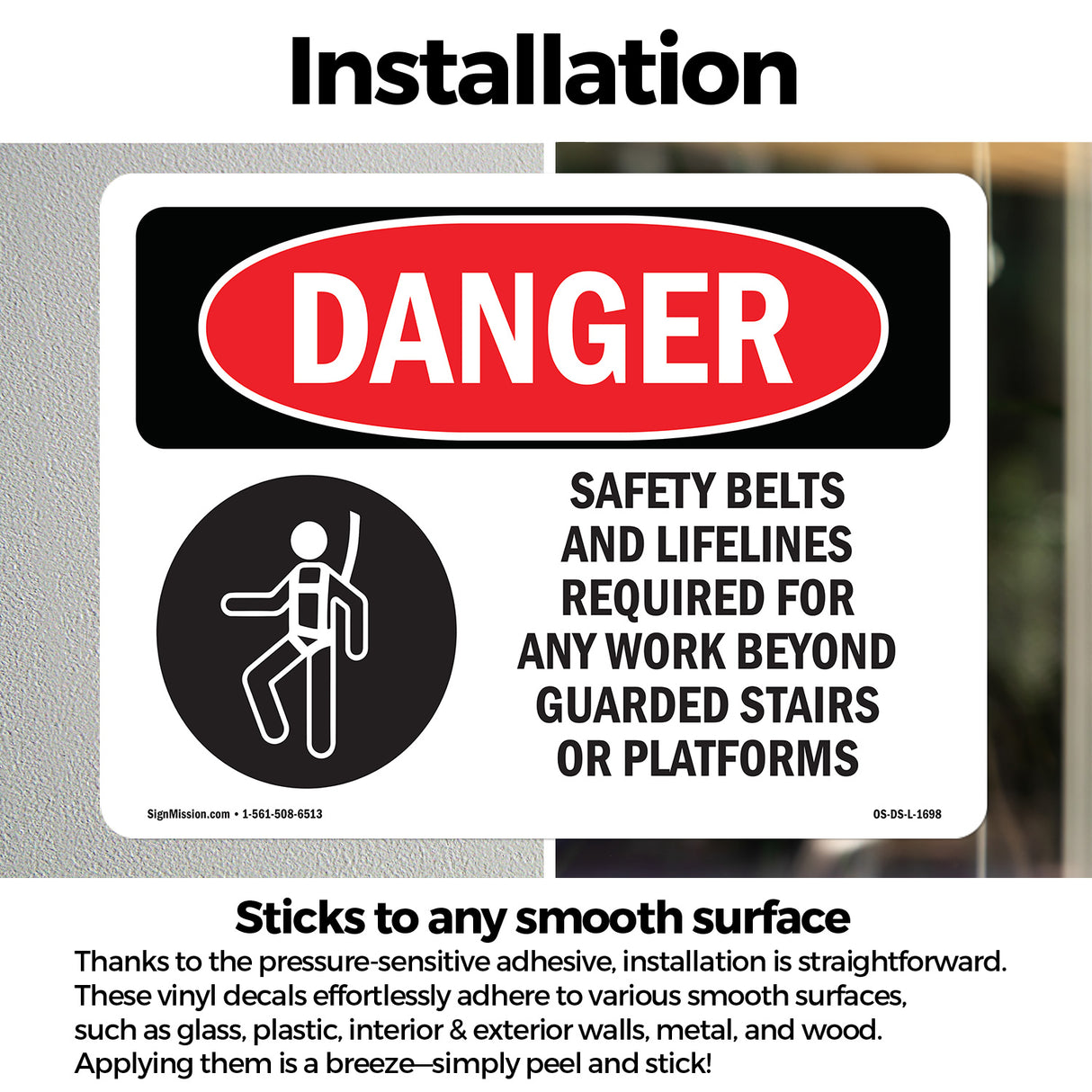 Safety Belts And Lifelines Required