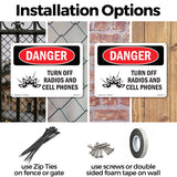 Turn Off Radios And Cell Phones