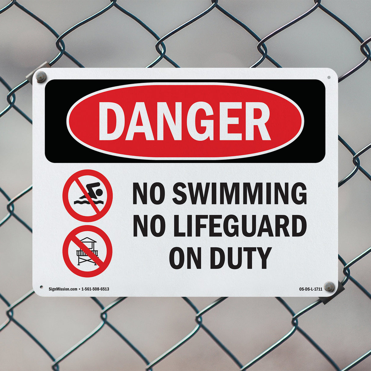 No Swimming No Lifeguard On Duty