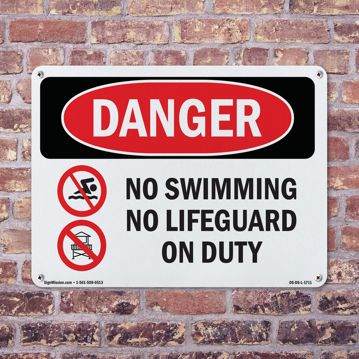 No Swimming No Lifeguard On Duty